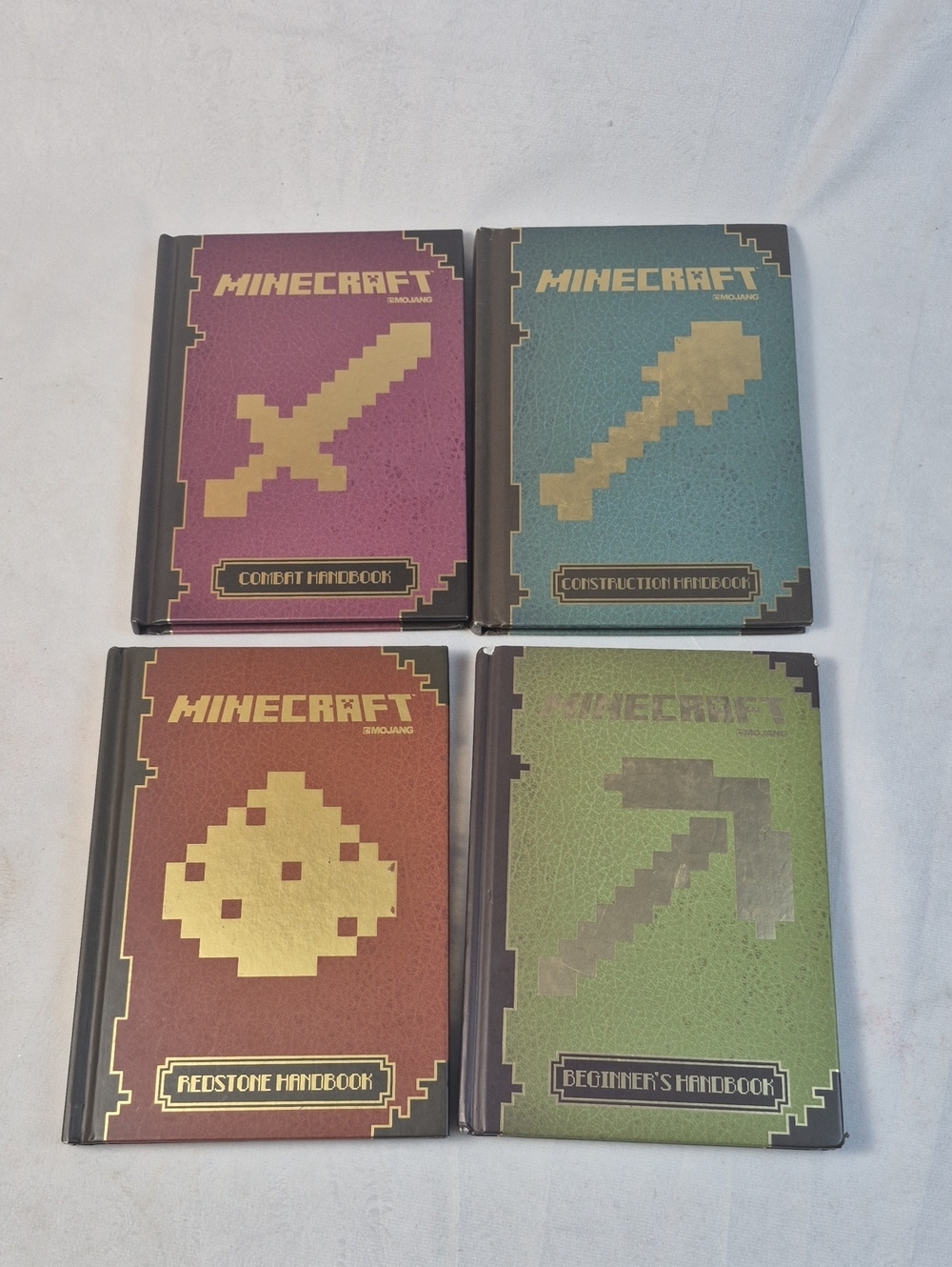 Minecraft Handbook Set of 4 Hardcover Used Books